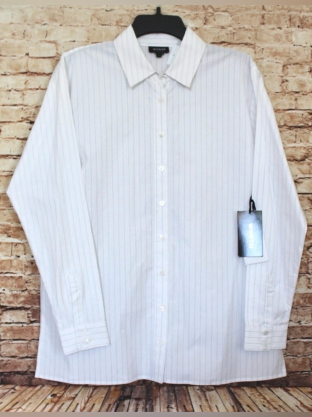Worth New York | White pine striped button down